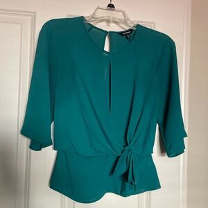 Green Express Blouse, XS